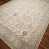 12′ x 15′ Ivory Fine Hand-Knotted Afghan Oushak Rug – Traditional Wool - 4 12′ x 15′ Ivory Fine Hand-Knotted Afghan Oushak Rug – Traditional Wool