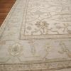 12′ x 15′ Ivory Fine Hand-Knotted Afghan Oushak Rug – Traditional Wool - 5 12′ x 15′ Ivory Fine Hand-Knotted Afghan Oushak Rug – Traditional Wool
