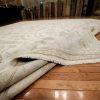 12′ x 15′ Ivory Fine Hand-Knotted Afghan Oushak Rug – Traditional Wool - 6 12′ x 15′ Ivory Fine Hand-Knotted Afghan Oushak Rug – Traditional Wool
