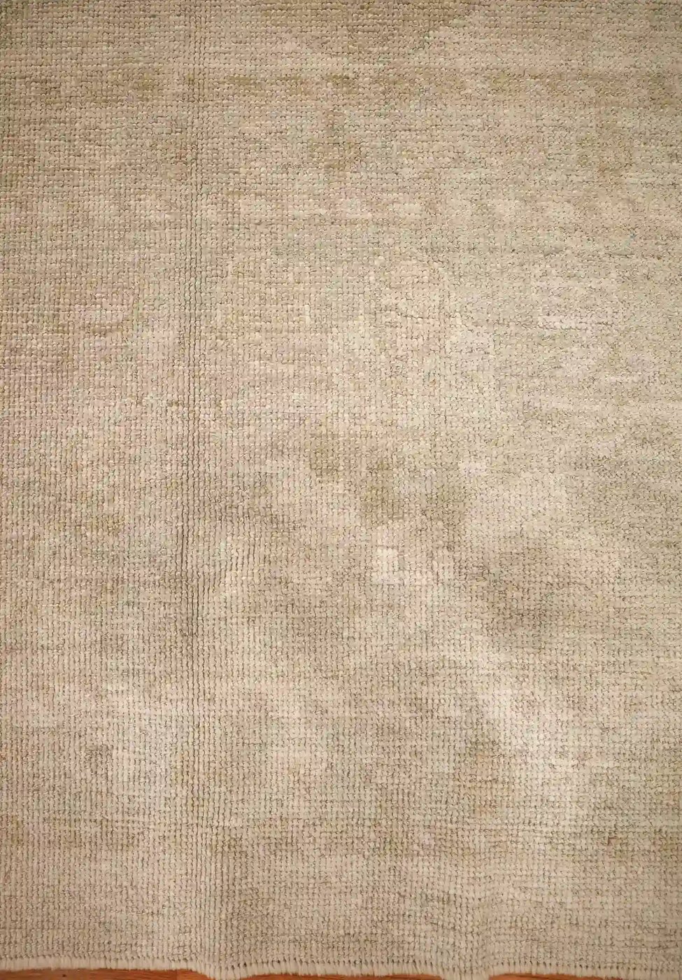 13′ x 20′ Beige Fine Hand-Knotted Turkish Oushak Rug – Vintage Wool