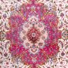 10′ x 14′ Pink Fine Hand-Knotted Persian Tabriz Rug – Traditional Wool & Silk