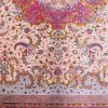 10′ x 14′ Pink Fine Hand-Knotted Persian Tabriz Rug – Traditional Wool & Silk