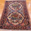 4′ x 6′ Blue Fine Hand-Knotted Persian Bakhtiari Rug – Traditional Wool