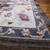 12′ x 15′ Grey Fine Hand-Knotted Turkish Oushak Rug – Transitional Wool