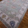 10′ x 13′ Green Fine Hand-Knotted Turkish Oushak Rug – Transitional Wool - 2 10′ x 13′ Green Fine Hand-Knotted Turkish Oushak Rug – Transitional Wool