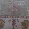 10′ x 13′ Green Fine Hand-Knotted Turkish Oushak Rug – Transitional Wool - 5 10′ x 13′ Green Fine Hand-Knotted Turkish Oushak Rug – Transitional Wool