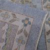 10′ x 13′ Light Blue Fine Hand-Knotted Turkish Oushak Rug – Transitional Wool