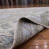 9′ x 10′ Green Fine Hand-Knotted Turkish Oushak Rug – Transitional Wool