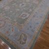 10′ x 12′ Green Fine Hand-Knotted Turkish Oushak Rug – Transitional Wool - 2 10′ x 12′ Green Fine Hand-Knotted Turkish Oushak Rug – Transitional Wool