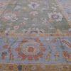 10′ x 12′ Green Fine Hand-Knotted Turkish Oushak Rug – Transitional Wool - 3 10′ x 12′ Green Fine Hand-Knotted Turkish Oushak Rug – Transitional Wool