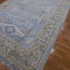 9′ x 13′ Light Blue Fine Hand-Knotted Turkish Oushak Rug – Transitional Wool