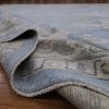 9′ x 13′ Light Blue Fine Hand-Knotted Turkish Oushak Rug – Transitional Wool