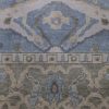 9′ x 13′ Light Blue Fine Hand-Knotted Turkish Oushak Rug – Transitional Wool