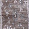 7′ x 10′ Brown Fine Hand-Knotted Turkish Oushak Rug – Transitional Wool