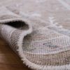 7′ x 10′ Brown Fine Hand-Knotted Turkish Oushak Rug – Transitional Wool