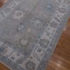 5′ x 7′ Grey Fine Hand-Knotted Turkish Oushak Rug – Transitional Wool