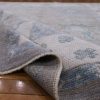 5′ x 7′ Grey Fine Hand-Knotted Turkish Oushak Rug – Transitional Wool