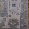 5′ x 7′ Grey Fine Hand-Knotted Turkish Oushak Rug – Transitional Wool