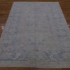 5′ x 7′ Grey Fine Hand-Knotted Turkish Oushak Rug – Transitional Wool