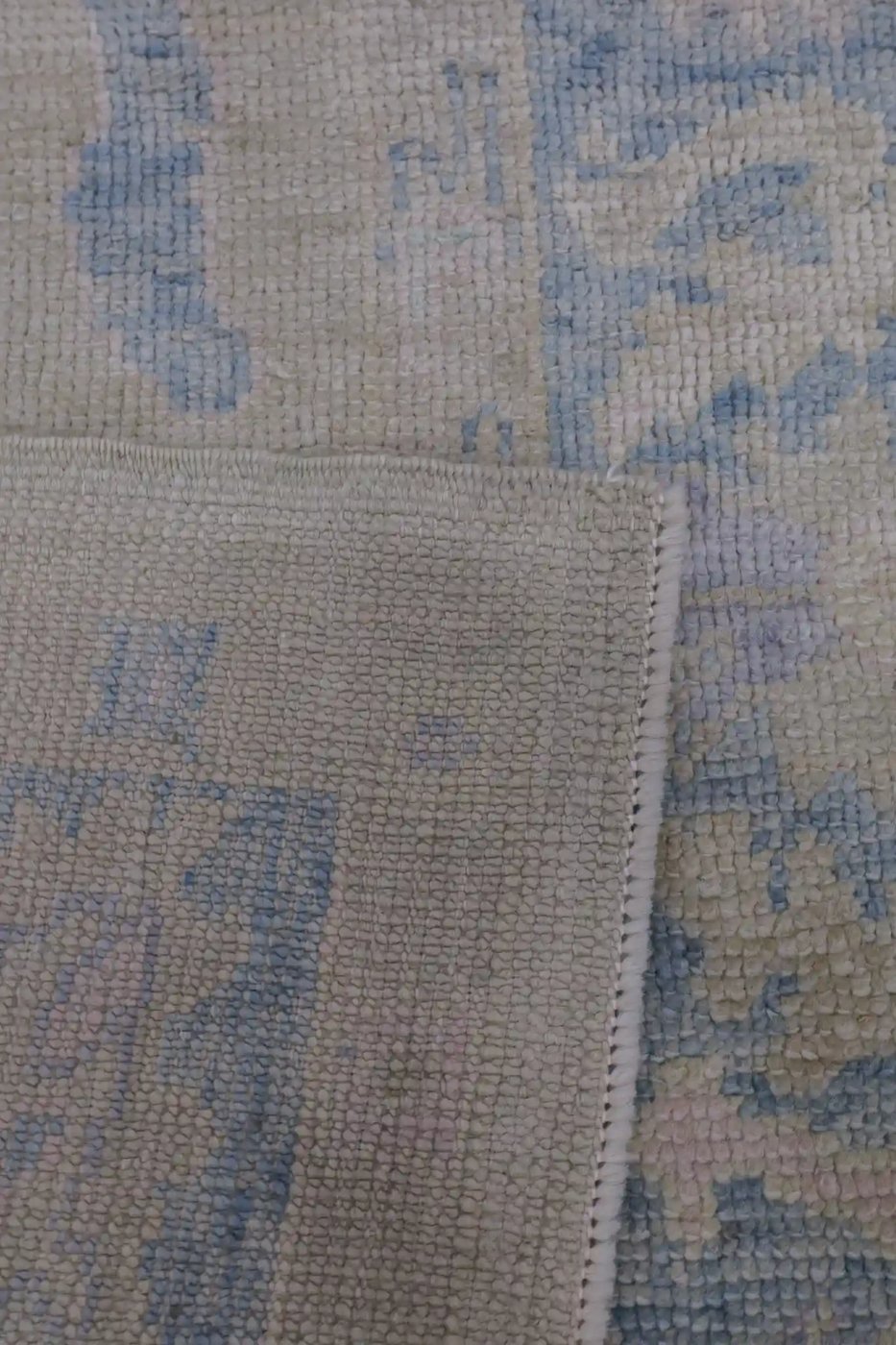 5′ x 7′ Grey Fine Hand-Knotted Turkish Oushak Rug – Transitional Wool