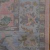 5′ x 7′ Pink Fine Hand-Knotted Turkish Oushak Rug – Transitional Wool