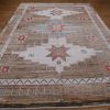 10′ x 14′ Brown Fine Hand-Knotted Turkish Oushak Rug – Transitional Wool - 1 10′ x 14′ Brown Fine Hand-Knotted Turkish Oushak Rug – Transitional Wool