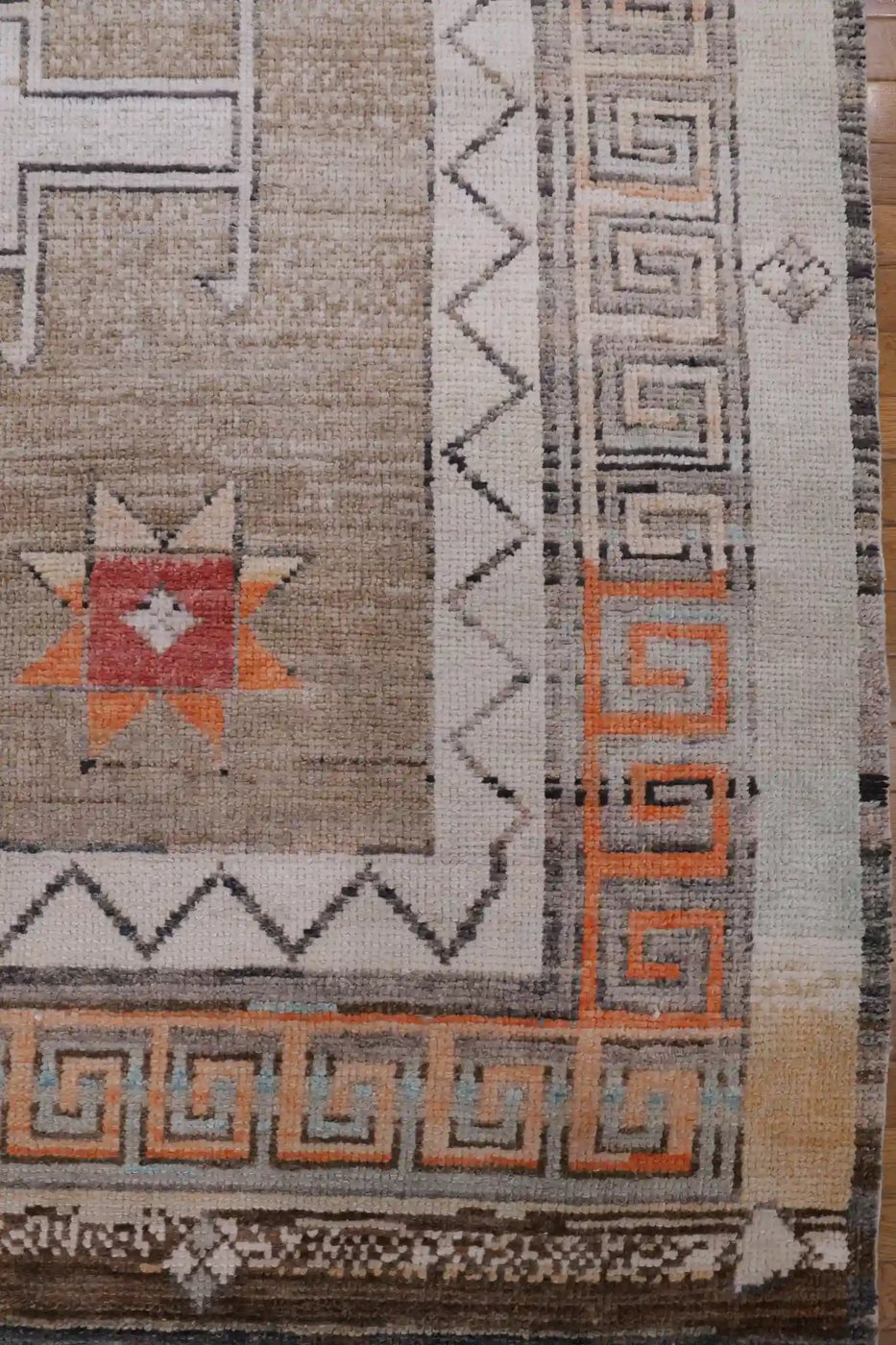 10′ x 14′ Brown Fine Hand-Knotted Turkish Oushak Rug – Transitional Wool - 7 10′ x 14′ Brown Fine Hand-Knotted Turkish Oushak Rug – Transitional Wool