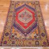 4′ x 6′ Red Fine Hand-Knotted Turkish Oushak Rug – Traditional Wool