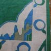 9′ x 11′ Green Fine Hand-Knotted Persian Oushak Rug – Traditional Wool