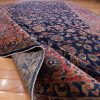 9′ x 17′ Navy Fine Hand-Knotted Persian Sarouk (Mohajeran) Rug – Traditional Wool