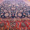 9′ x 17′ Navy Fine Hand-Knotted Persian Sarouk (Mohajeran) Rug – Traditional Wool