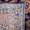 9′ x 17′ Navy Fine Hand-Knotted Persian Sarouk (Mohajeran) Rug – Traditional Wool