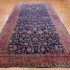 9′ x 17′ Navy Fine Hand-Knotted Persian Sarouk (Mohajeran) Rug – Traditional Wool