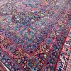 12′ x 15′ Jewel-Toned Hand-Knotted Semi-Antique Persian Yazd Rug – Masterpiece Fine Wool