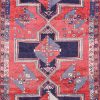5′ x 9′ Crimson Red and Midnight Indigo Hand-Knotted Antique Caucasian Bordjalou Kazak Rug – Collector’s Wool on Wool