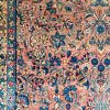 5′ x 10′ Dusty Rose and Indigo Hand-Knotted Semi-Antique Persian Kerman Gallery Rug – Fine Kurk Wool