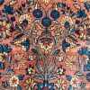5′ x 10′ Dusty Rose and Indigo Hand-Knotted Semi-Antique Persian Kerman Gallery Rug – Fine Kurk Wool
