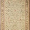 9′ x 13′ Beige Fine Hand-Knotted Egyptian Agra Rug – Traditional Wool