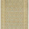 4′ x 8′ Beige Fine Hand-Knotted Egyptian Agra Runner Rug – Traditional Wool