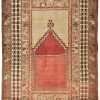 4′ x 7′ Red Fine Hand-Knotted Turkish Rug – Traditional Wool