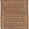 5′ x 9′ Terracotta Fine Hand-Knotted Persian Malayer Rug – Traditional Wool