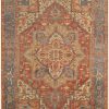 9′ x 13′ Persian Rust Antique Serapi Rug Traditional Wool