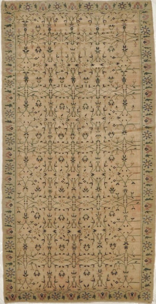 6′ x 12′ Turkish Beige All-Over Rug – Transitional Wool 6′ x 12′ Turkish Beige All-Over Rug – Transitional Wool