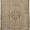 8′ x 12′ Beige Fine Hand-Knotted Turkish Kars Rug – Transitional Wool
