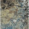 8′ x 10′ Grey Fine Hand-Knotted Indian Modern Design Rug – Contemporary Wool