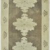 3′ x 5′ Beige Fine Hand-Knotted Turkish Anatolian Rug – Vintage Wash Wool