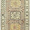 5′ x 11′ Turkish Oushak Beige Transitional Runner Hand Knotted Wool