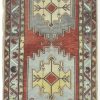 5′ x 18′ Turkish Oushak Rust Ivory Medallion Runner – Vintage Hand-Knotted Wool
