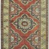 5′ x 11′ Turkish Oushak Rust Sage Triple Medallion Runner – Vintage Hand-Knotted Wool