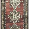 5′ x 13′ Vintage Turkish Oushak Runner Rug – Rust